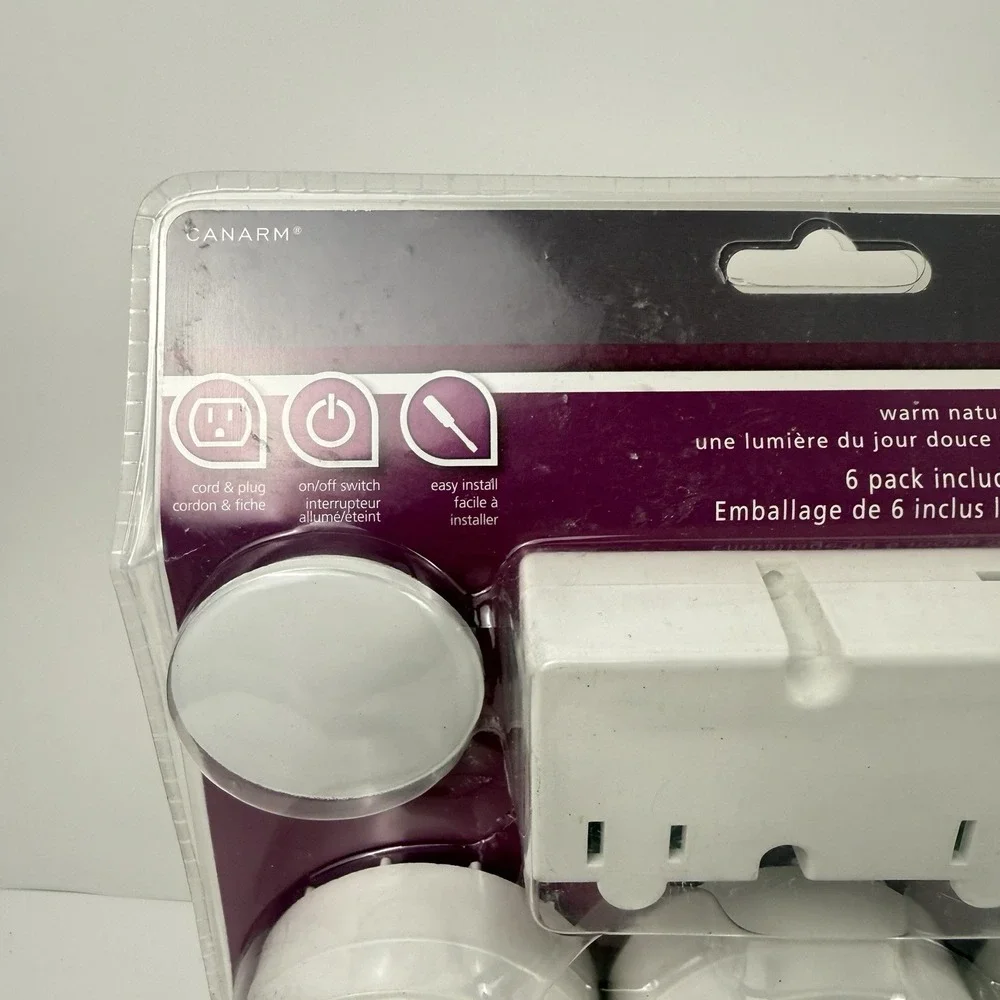 Canarm 6 Light Xenon Undercabinet Task & Accent Light Kit w/ Touch Dimmer NEW